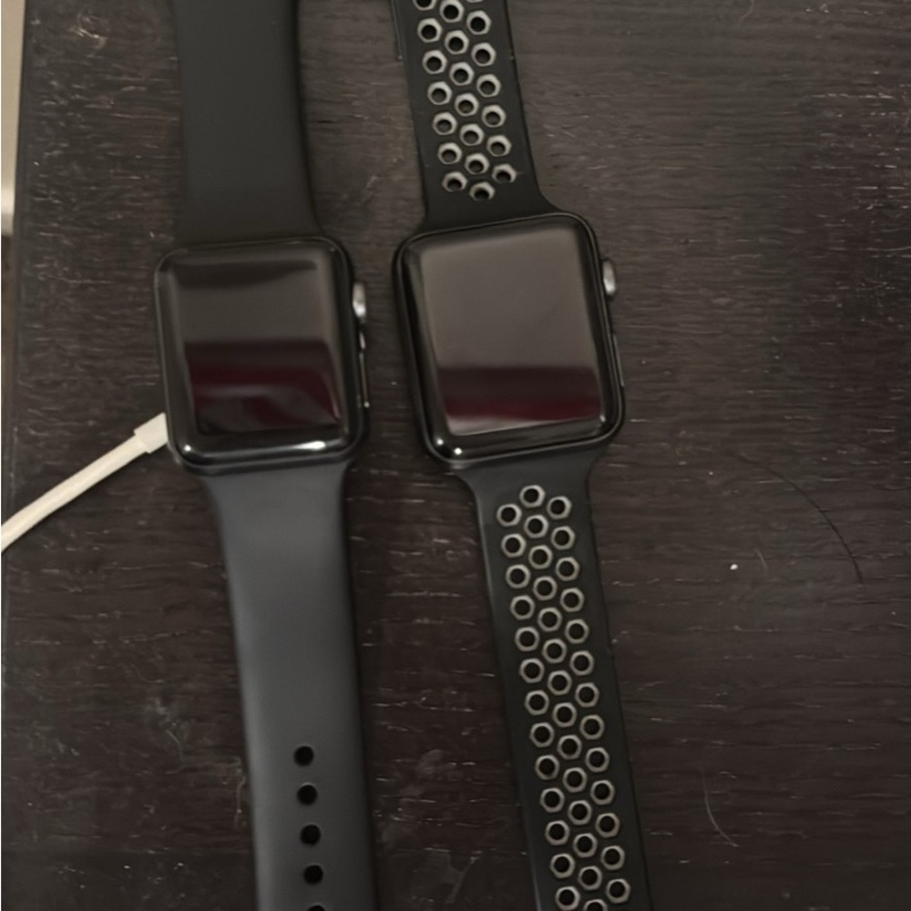 Apple Watch with Black Band